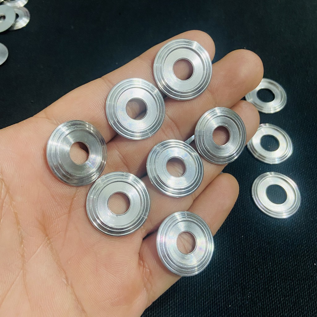 [SÁNG BÓNG XE] COMBO 10 MIÊNG LÔNG ĐỀN XE MÁY INOX 304 ĐẸP CHẤT CHƠI GẮN CHI TIẾT ỐC XE MÁY, DÀN ÁO XE MÁY SIÊU SÁNG