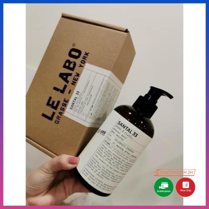 SỮA TẮM NƯỚC HOA LE LABO SANTAL 33 chai 330ml