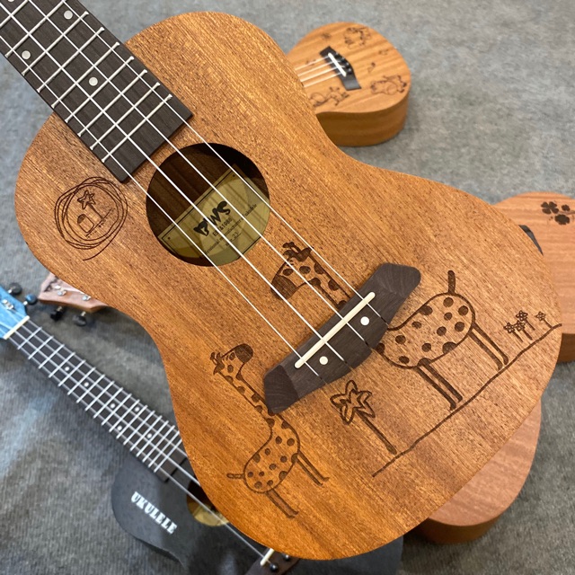 Đàn Ukulele Concert BWS 23inch - (tặng đủ phụ kiệm+ gồm cả bao đựng )