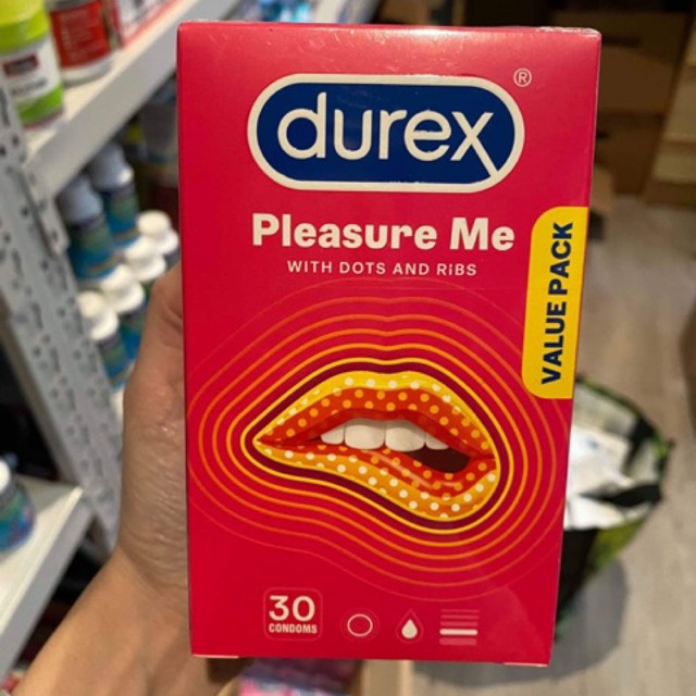 Bao cao su Durex Pleasure Me Condoms 30 cái Úc