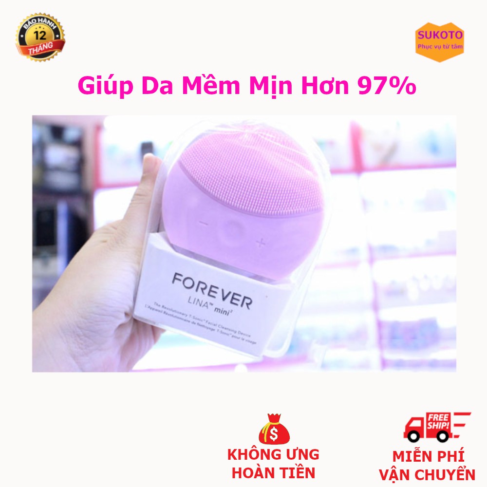 Máy Rửa Mặt Lina Mini 3 - Làm sạch sâu 99,5%, da mềm mại sáng đẹp hơn