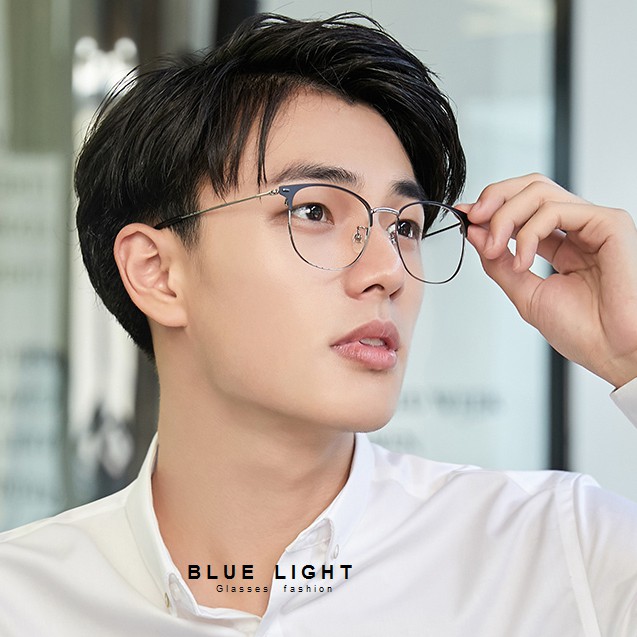Kính Giả Cận Chống Ánh Sáng Xanh, Gọng Kính Cận Nam Nữ Mắt Mèo Đen, Bạc, Vàng Không Độ Hàn Quốc - BLUE LIGHT SHOP | BigBuy360 - bigbuy360.vn