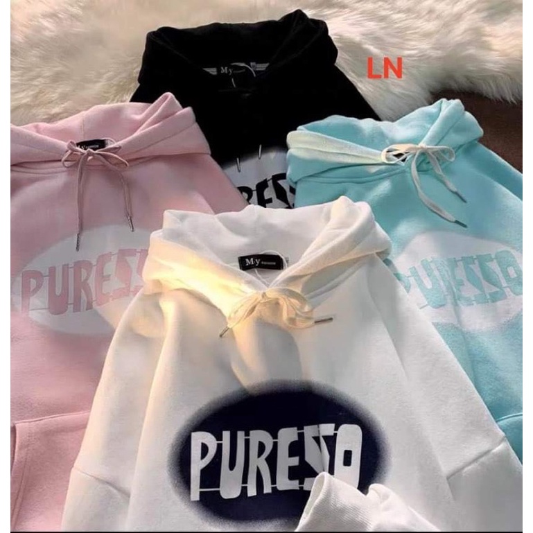 Áo hoodie vòng tròn PURSSE LN11
