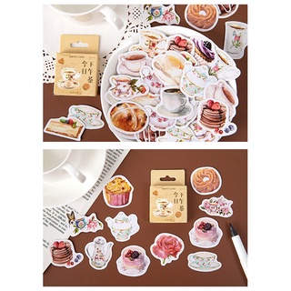 Hộp 46 stickers thức ăn uống