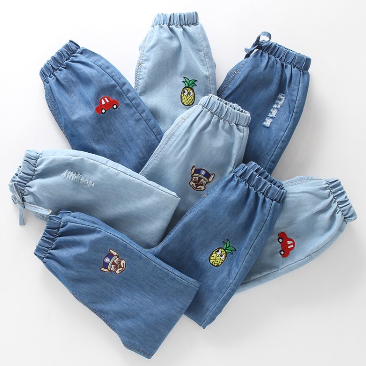 Quần Jean Denim Dài Cho Bé Gái (1-6 Tuổi)