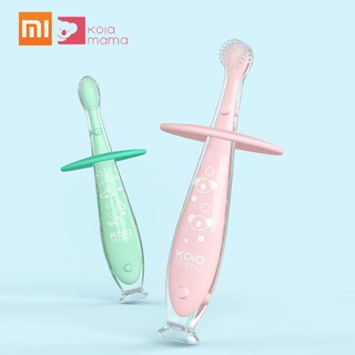 💙Ecmall💙 Xiaomi Kola Mama Baby Kids Soft Silicone Toothbrush Safe Teether Training Environmentally Tee