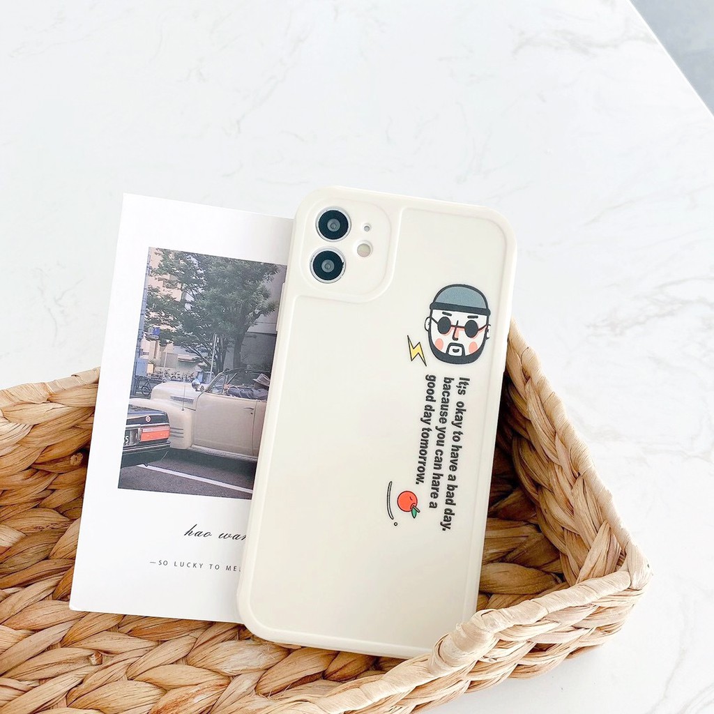 Ốp lưng iphone Happy Day IMD dày dặn viền nổi 5/5s/6/6plus/6s/6splus/7/7plus/8/8plus/x/xr/xs/11/12/pro/max/plus/promax | BigBuy360 - bigbuy360.vn