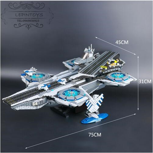 Đồ chơi Lắp ghép Mô hình Super Heroes The Shield Helicarrier Mô Hình SHIELD tàu sân bay 07043 Lion king 180091