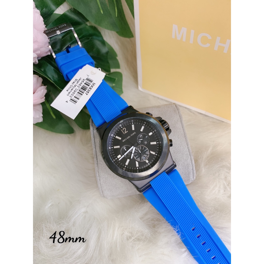 Đồng Hồ Nam Michael Kors Dylan Chronograph , Dây Cao Su , Size 48mm