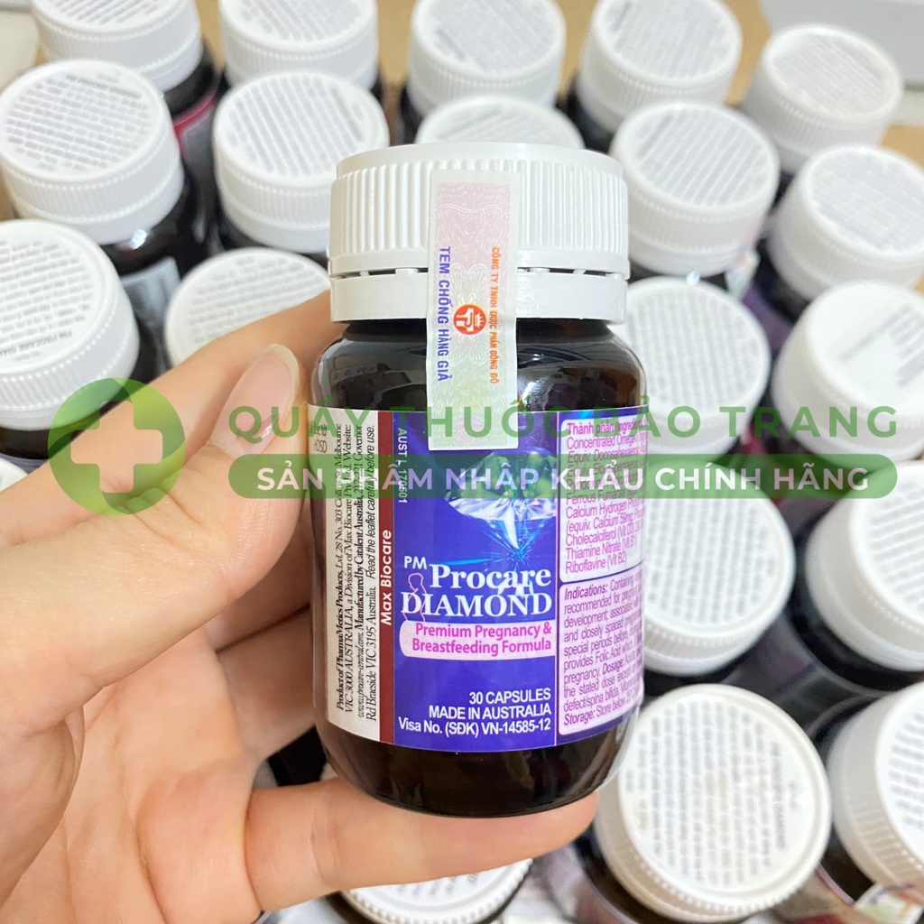 PM Procare Diamond - Vitamin Tổng Hợp Cho Phụ Nữ Có Thai Và Cho Con Bú