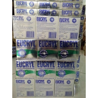 Kem và bột trắng răng Eucryl Anh - Guu
