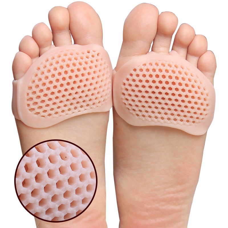 1 Cặp Đệm Gel Silicon Mềm Bảo Vệ Bàn Chân Giảm Đau