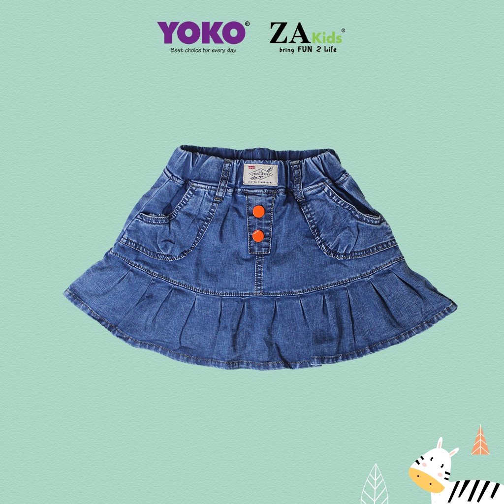 Váy Jean Xòe Bé Gái (3-12 Tuổi) YOKO KID’S FASHION JE120