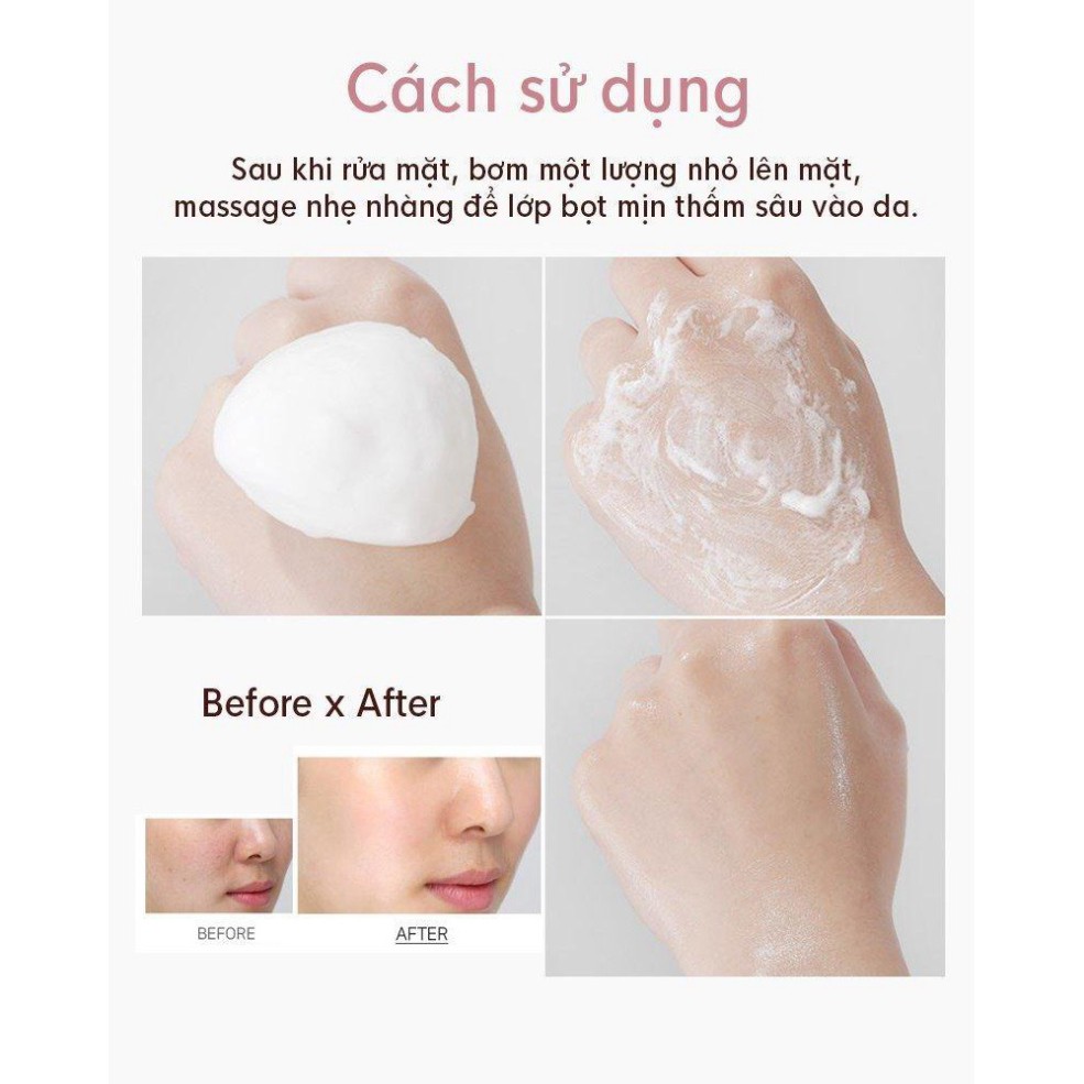 Nước hoa hồng dưỡng trắng Saffron Tone Up Repair Bubble Toner Gilaa dạng bọt - HanZy Store