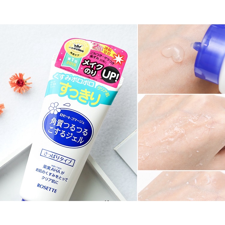 Gel tẩy tế bào chết Rosette Gommage Peeling Gel Nhật Bản