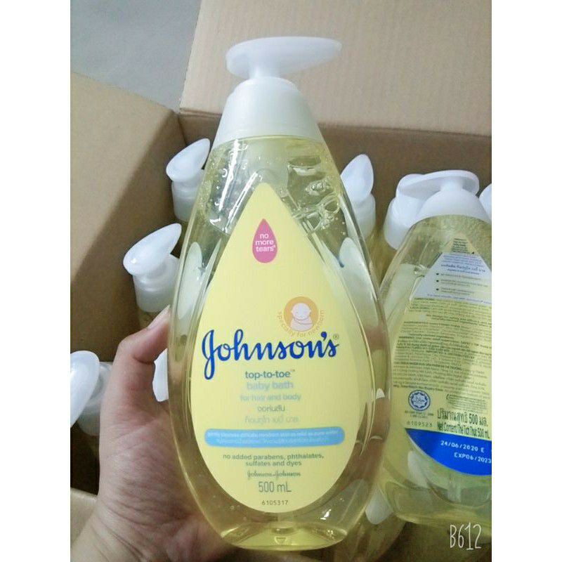 Sữa tắm gội toàn thân Johnson's Baby 200ml/500ml