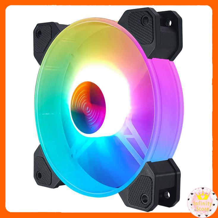 QUẠT LED CASE COOLMOON V11 LED RGB 12CM INFINY DECOR