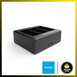 [Rẻ vô địch] Dock sạc 3 pin Gopro 9 TELESIN đời mới