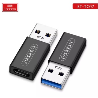 Jack chuyển type c sang usb earldom et-tc07 chuyển đổi từ cổng usb type- a sang usb type- c