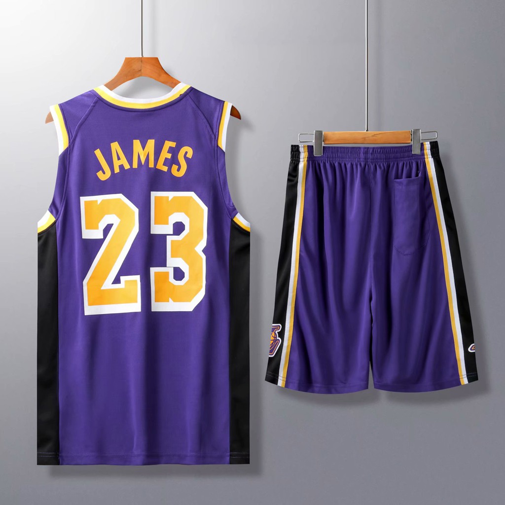 Bộ Đồ Thể Thao Bóng Rổ Nba Los Angeles Lakers James 23