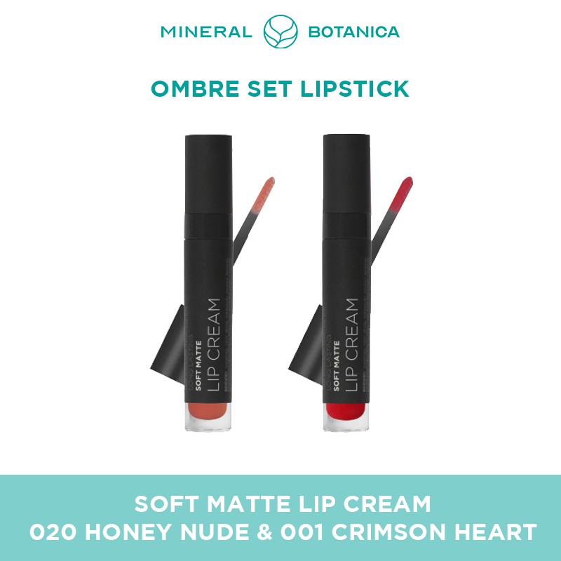 (hàng Mới Về) Bộ Son Môi Khoáng Chất Màu Ombre