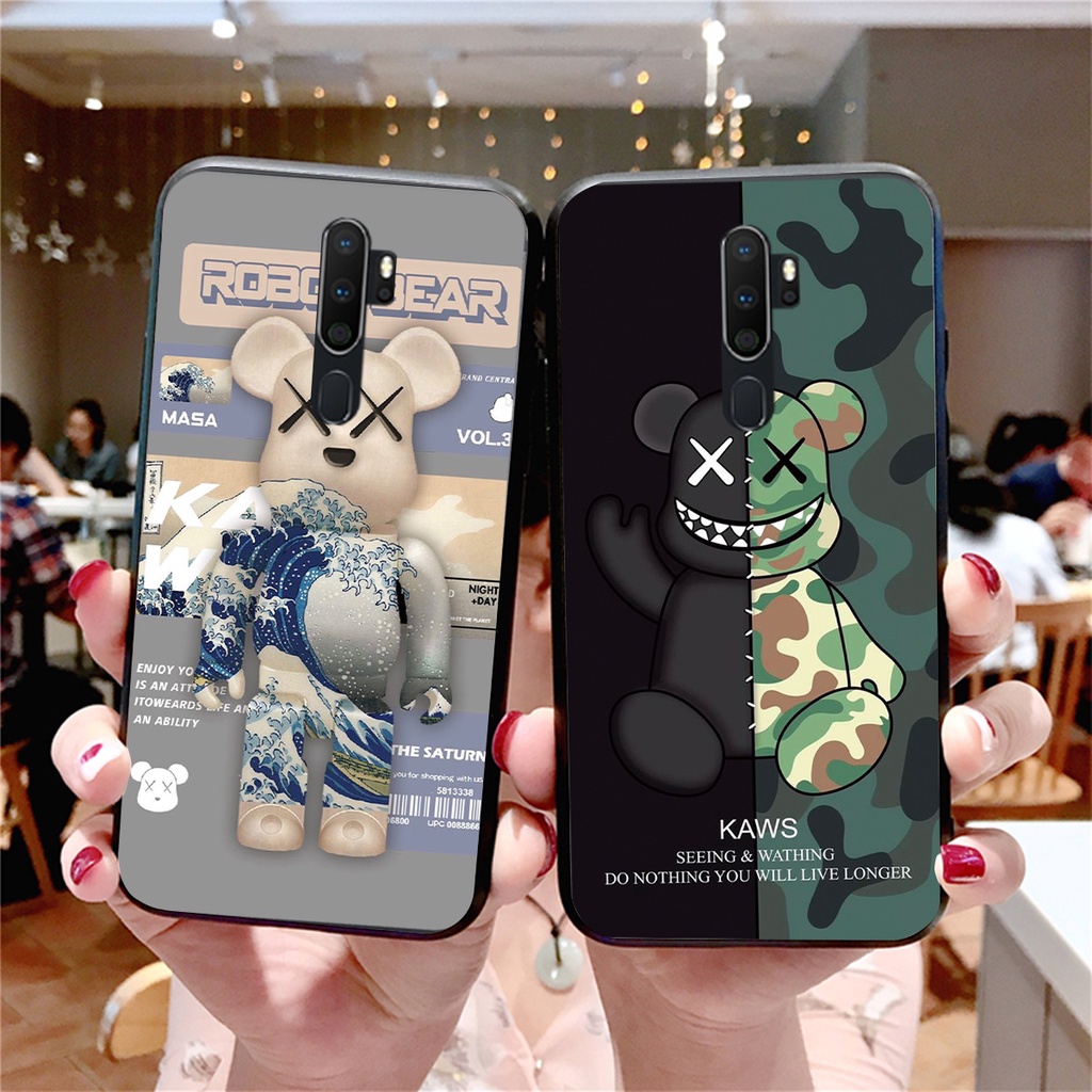 [HOT] ỐP ĐIỆN THOẠI BEARBRICK CHO OPPO A5 2020-OPPO A9 2020 GIÁ RẺ NHẤT THỊ TRƯỜNG