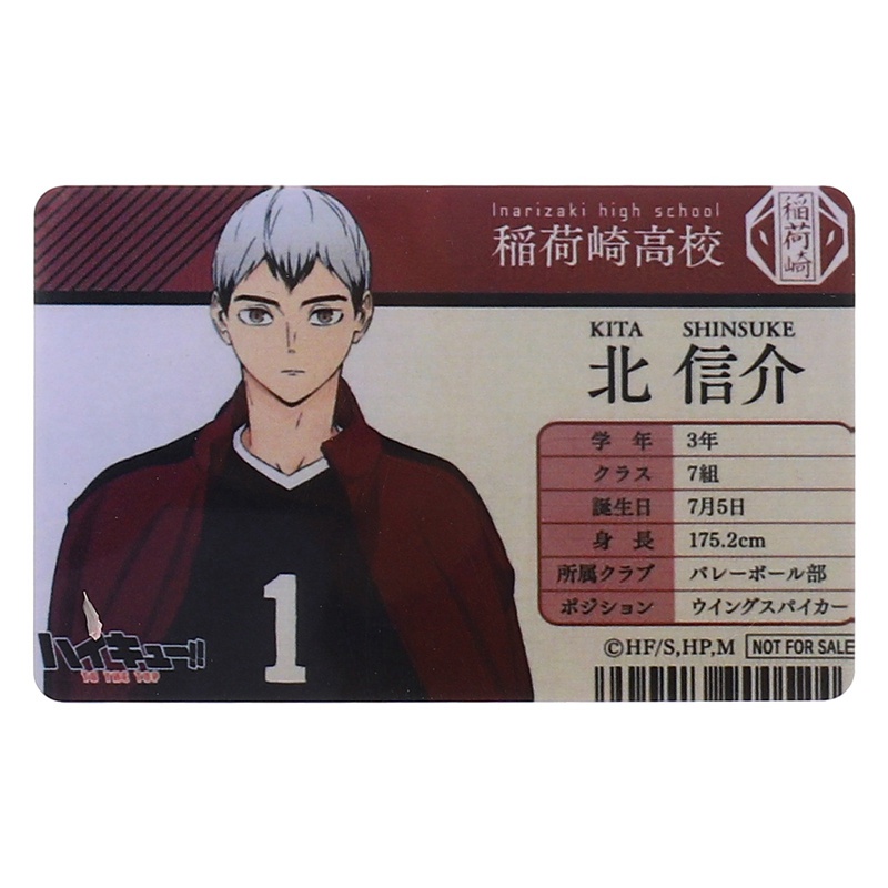 flowersqueen Thẻ Đánh Dấu Trang Sách In Hình Nhân Vật Anime Haikyuu