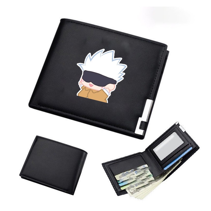 Ví da cầm tay nam nữ GOJO in hình JUJUTSU KAISEN Chú Thuật Hồi Chiến anime chibi xinh xắn thời trang