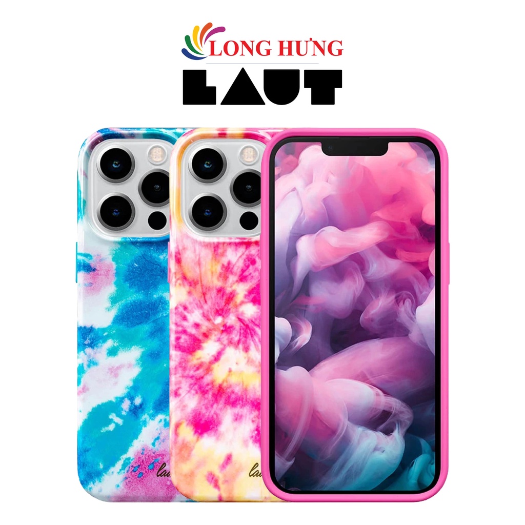 Ốp lưng chống sốc Laut Huex Tie Dye iPhone 13/13 Pro/13 Pro Max - Hàng chính hãng