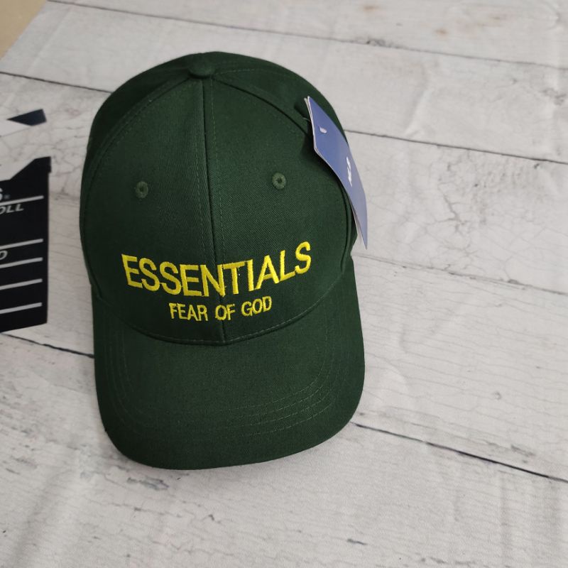 Mũ Lưỡi Trai Thêu Chữ ESSENTIALS Nam nữ