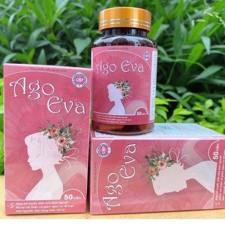 Ago Eva giúp bổ máu, cải thiện rối loạn kinh nguyệt, khí hư, đau bụng kinh (50 viên)