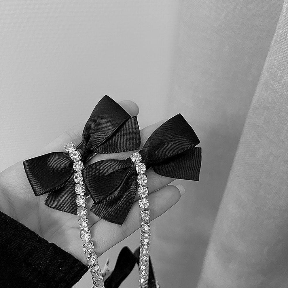 Kẹp Tóc Tua Rua Dài Đính Hạt Ngọt Ngào Thanh Lịch Cho Nữ|Kẹp Mỏ Vịt Đa Năng