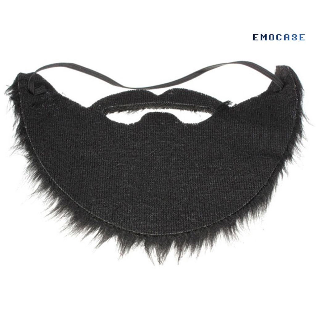 Râu Giả Màu Đen Co Giãn Hóa Trang Halloween