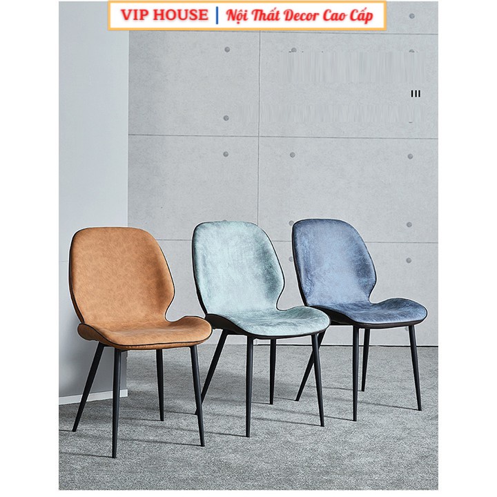 Ghế Bàn ăn Hiện đại Noric Bọc Da Trang Trí Phòng ăn - Ghế Bàn Trà Ngồi Coffee, Nhà Hàng Decor đẹp GKK008