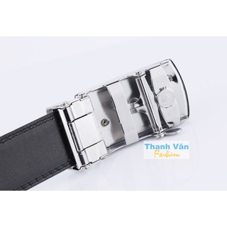 Thắt lưng da nam TV 01, mặt hình con báo