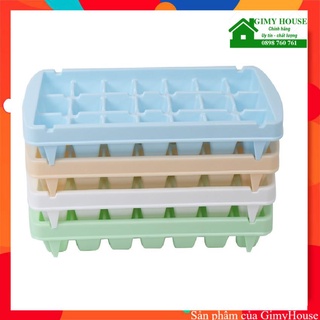 Bộ 4 Khuôn nhựa làm đá Duy Tân 21 viên - Màu ngẫu nhiên