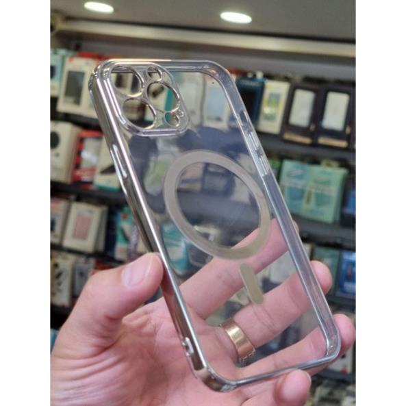 Ốp lưng viền màu bảo vệ Camera iPhone 12 pro max ,13,13 pro ,13 pro max Kst hỗ trợ sạc Magsafe
