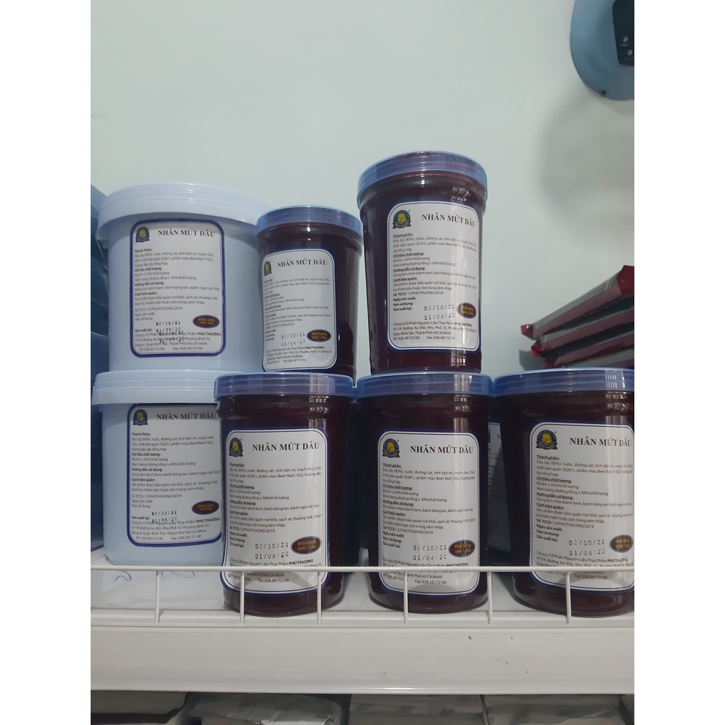 Nhân mứt và mứt dâu/khóm hủ cao cấp 1.5Kg