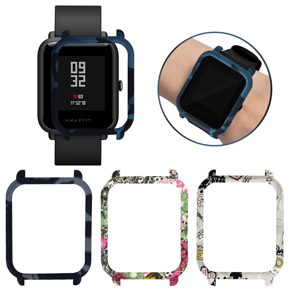 Ốp nhựa chống sốc cho đồng hồ thông minh Xiaomi Huami Amazfit Bip BIT PACE Lite Youth