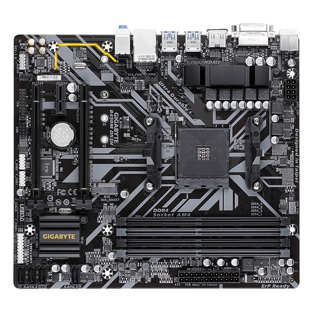 Bo Mạch Chủ Mainboard Gigabyte GA-B450M DS3H