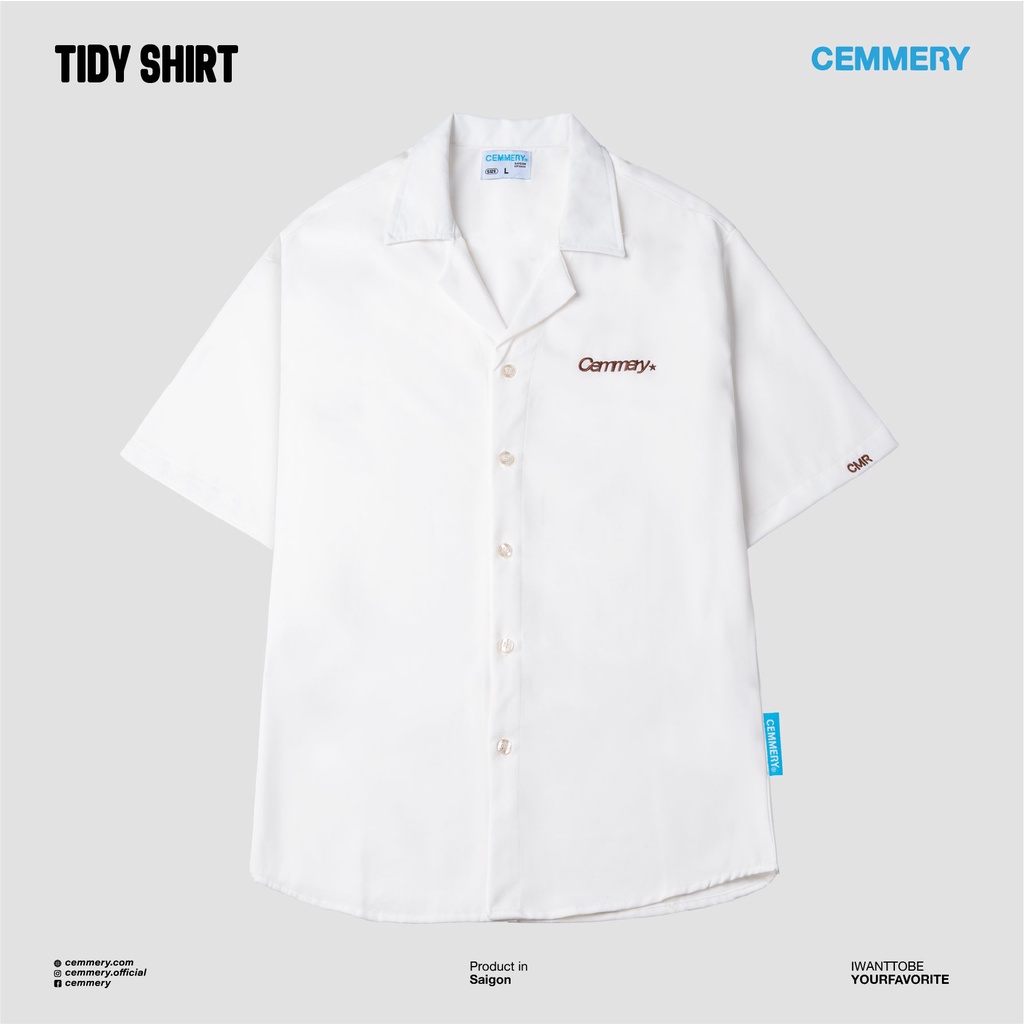 THỜI TRANG CAO CẤP Áo Sơ Mi tay ngắn Local Brand "TIDY SHIRT" # 6 Color