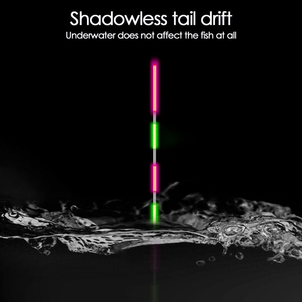 MUVAKO Phao Nổi Câu Cá Có Đèn LED Hình Tam Giác