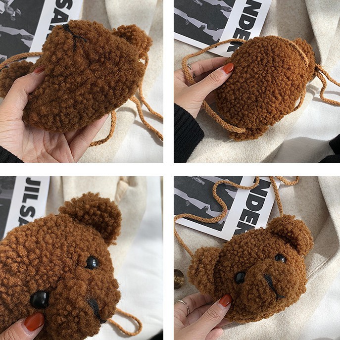 Túi Đeo Chéo Hình Hoạt Hình Xinh Xắn Cho Bé Gái