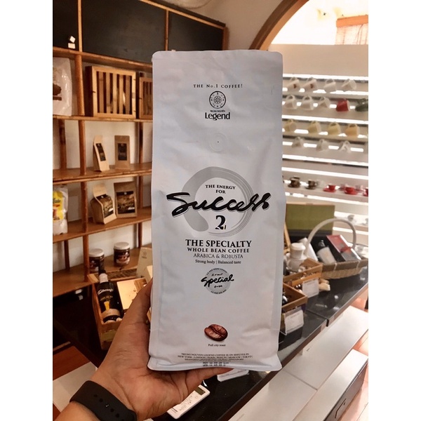 Cà Phê Hạt Pha Máy- Trung Nguyên legend Success 2 - Cafe Trung Nguyên Giá Sỉ