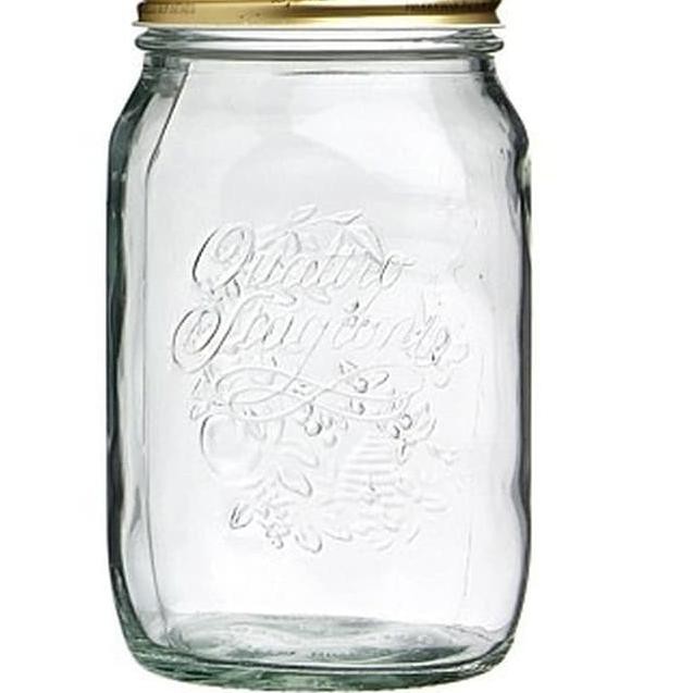 Lọ Thủy Tinh Đựng Thực Phẩm Kmn 1l Bormioli Rocco Quatro Stagioniving Jar / Mason Jar Y Premium