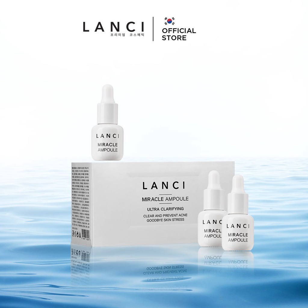 Set Siêu Serum LANCI mini Phục Hồi, Tái Tạo, Chống Lão Hóa, Làm Trắng Sáng Da Miracle AmpouleI (5mlx3)