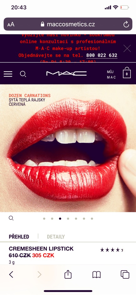 Son Mac DOZEN CARNATIONS 3g | BigBuy360 - bigbuy360.vn