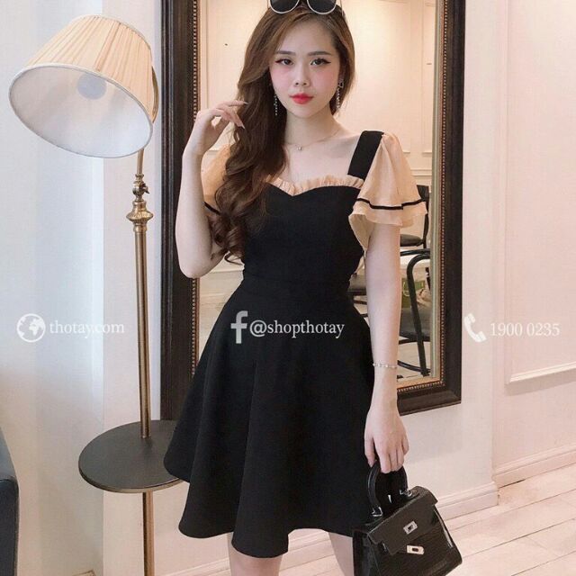 Váy xòe tay loe siêu xinh
