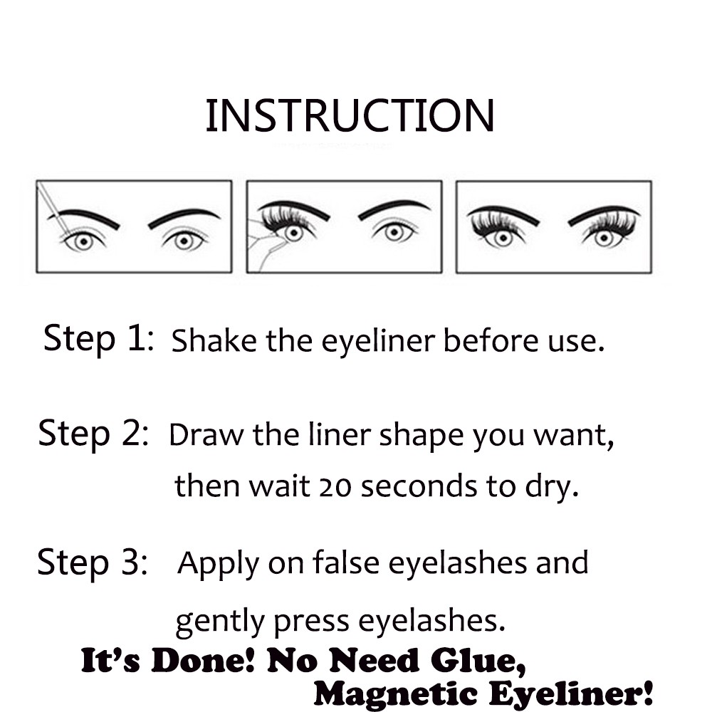 Bút kẻ mắt nước 2 trong 1 tự dính lâu trôi không thấm nước với 20 phong cách tùy chọn | BigBuy360 - bigbuy360.vn