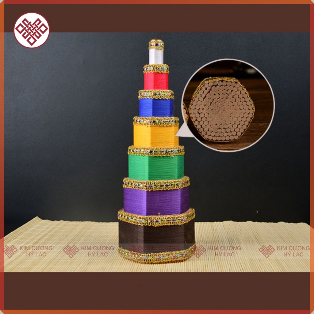 Tháp Hương Cúng Dường Mật Tông [Kim Cương Hỷ Lạc]